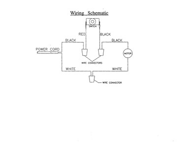 Wiring Schematic Diagram and Parts List for 085500  Dirt Devil Upright Vacuum